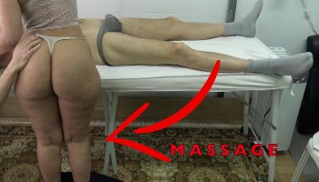 Masseur fucks woman after massage